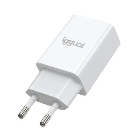 EAN 8435364316924 - iggual IGG316924 cargador de dispositivo móvil Smartphone Blanco Corriente alterna Interior imagen 1