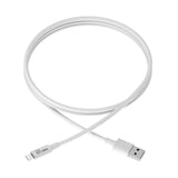 Tripp Lite M100-006-Wh Cable De Sincronización Y Carga Usb A A Lightning, Certificado Mfi - Blanco, M/M, Usb 2.0, 1.83 M [6 Pies]