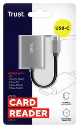 Lector De Tarjetas Externo Trust Dalyx Usb Tipo-C