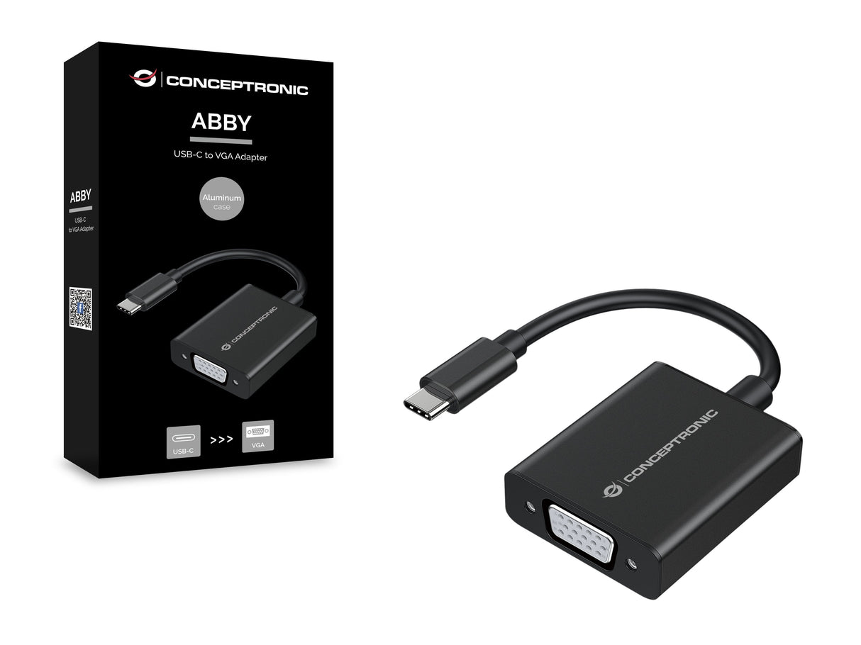 Conceptronic Adaptador Vga -> Usb-C 1080p 60hz 0.15m