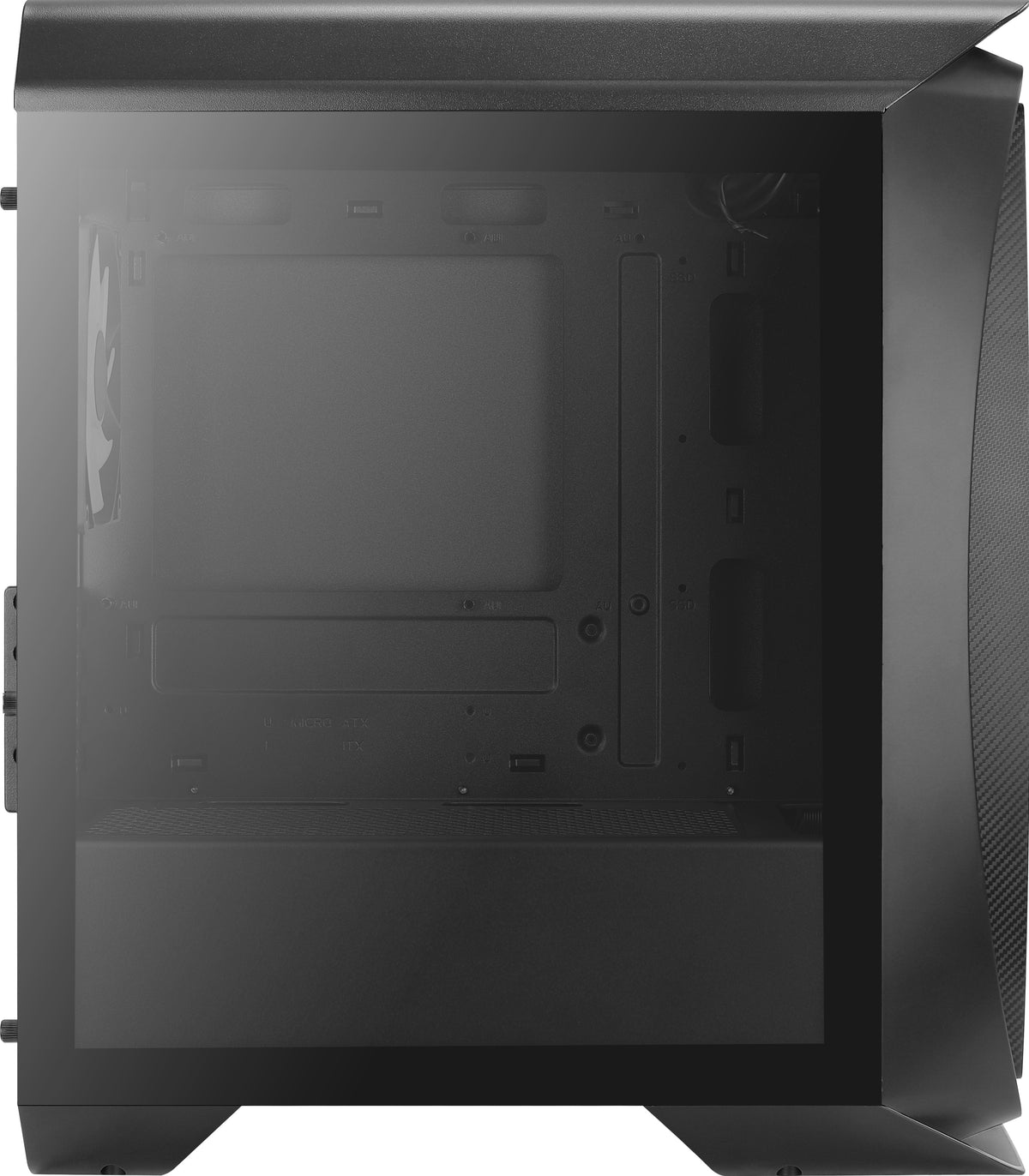 Caja Pc Aerocool Aero One Mini Frost Black Matx, 4x12