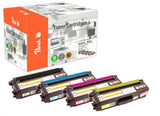 Peach Tóner Compatible Para Brother Tn-320 Multipack Bk,C,M,Y Remanufacturado