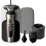 EAN 8720689004206 - Philips SP9883/35 afeitadora Máquina de afeitar de rotación Recortadora Gris imagen 1