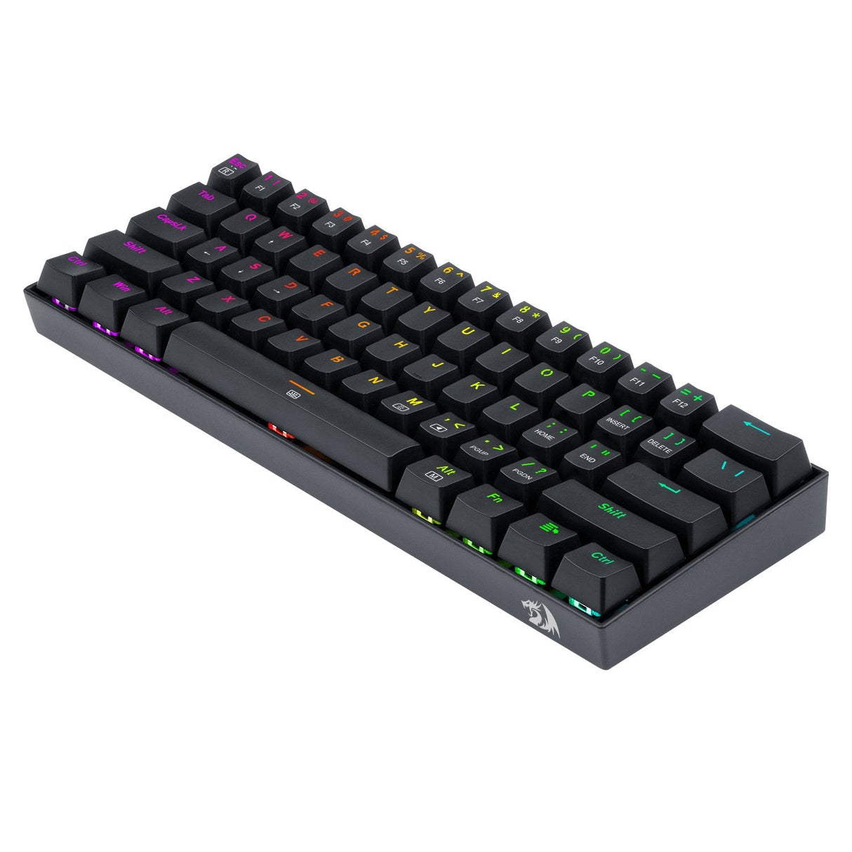 Redragon Dragonborn Teclado Mecánico Gaming Switch Rojo Rgb Negro Layout España