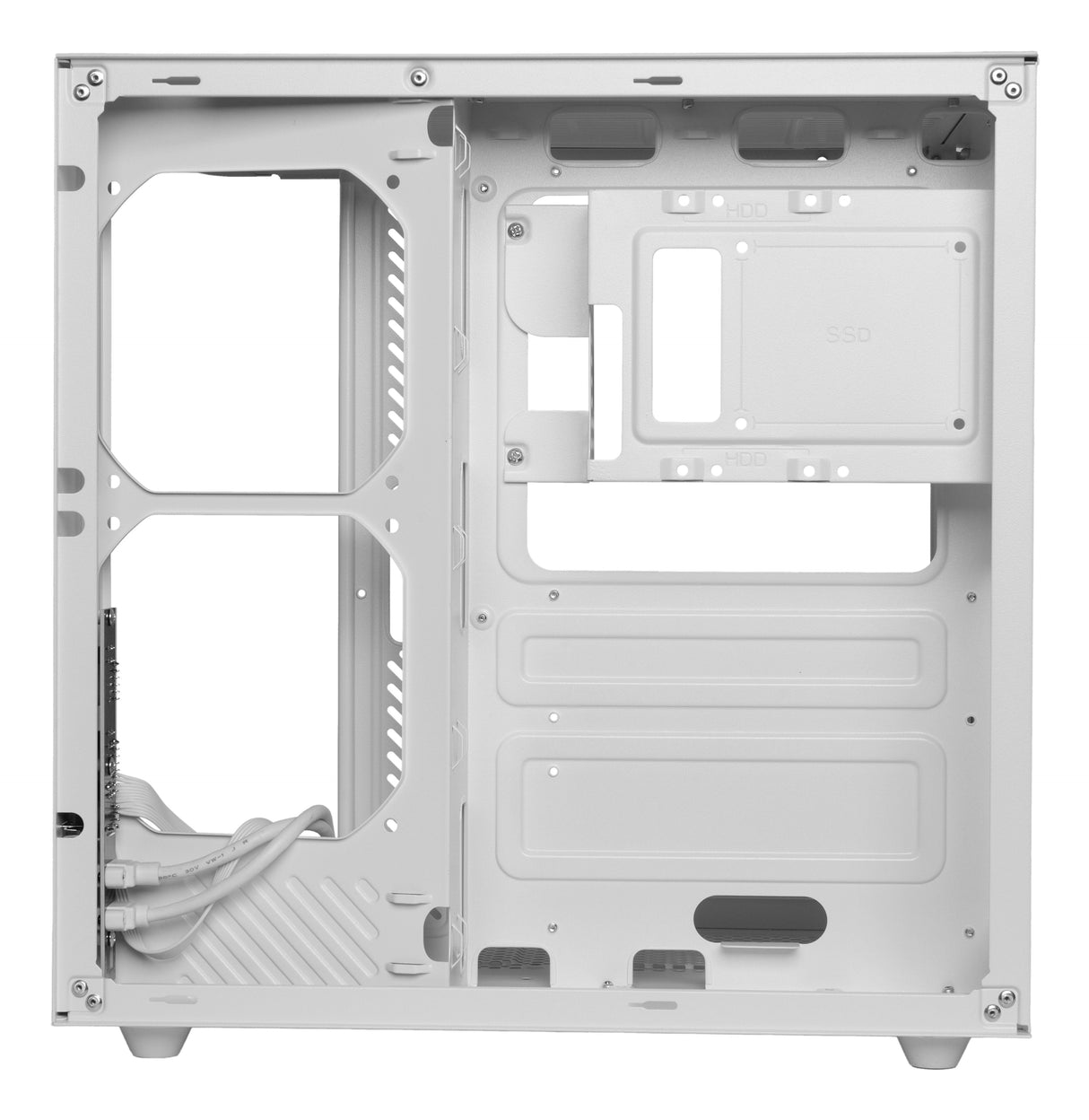 Caja Semitorre Atx Mc-Curv Blanco Mars Gaming Atx/ 1xusb 3.0, 1xusb2.0, 1xusb-C/ 2x 3.5'' Hdd + 1x 2.5'' Ssd/