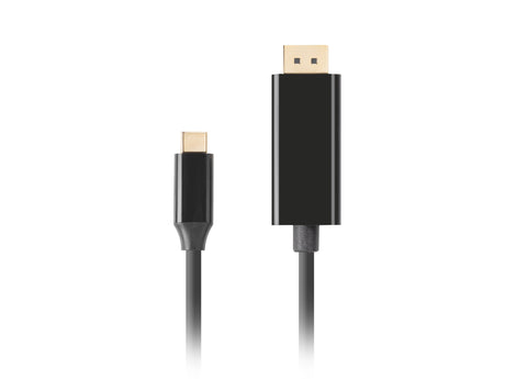 EAN 5901969436792 - Lanberg CA-CMDP-10CU-0005-BK adaptador de cable de vídeo 0,5 m USB Tipo C DisplayPort Negro imagen 2