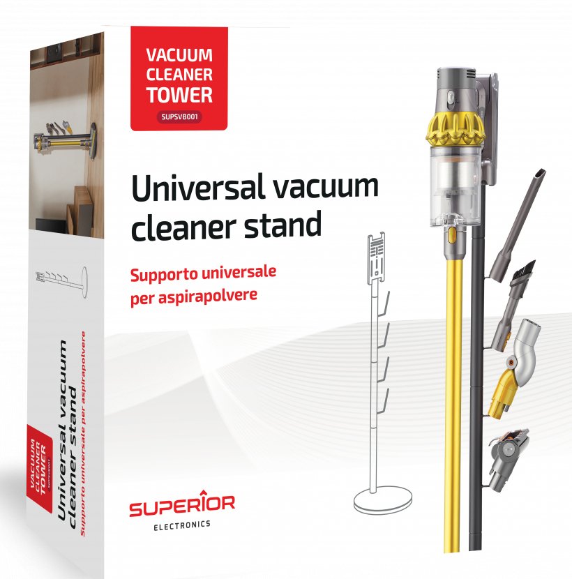 Soporte Universal Para Aspiradora, Gris Antracita Superior