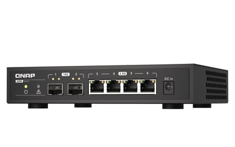 EAN 4713213518816 - QNAP QSW-2104-2S switch No administrado 2.5G Ethernet Negro imagen 3