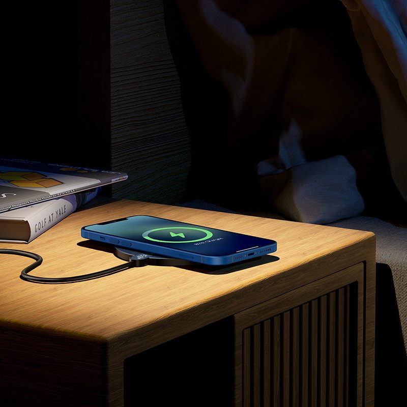 EAN 6932172602208 - Baseus CCED000001 cargador de dispositivo móvil Auriculares, Smartphone Negro USB Cargador inalámbrico In imagen 8