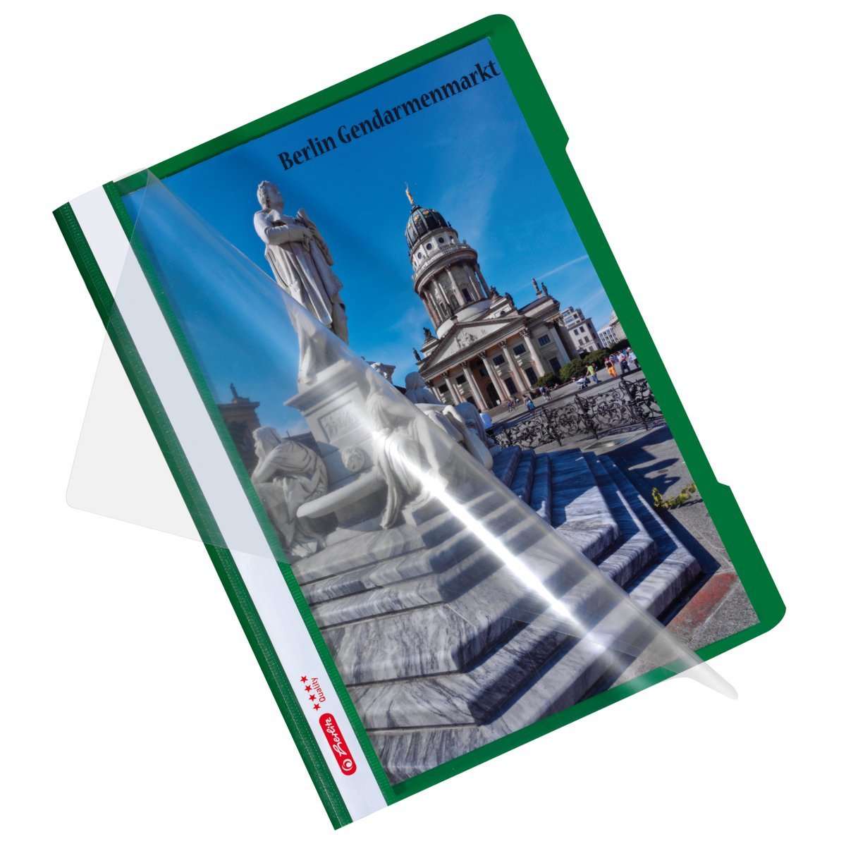 Carpeta Herlitz A4 Pp Calidad Verde 1er