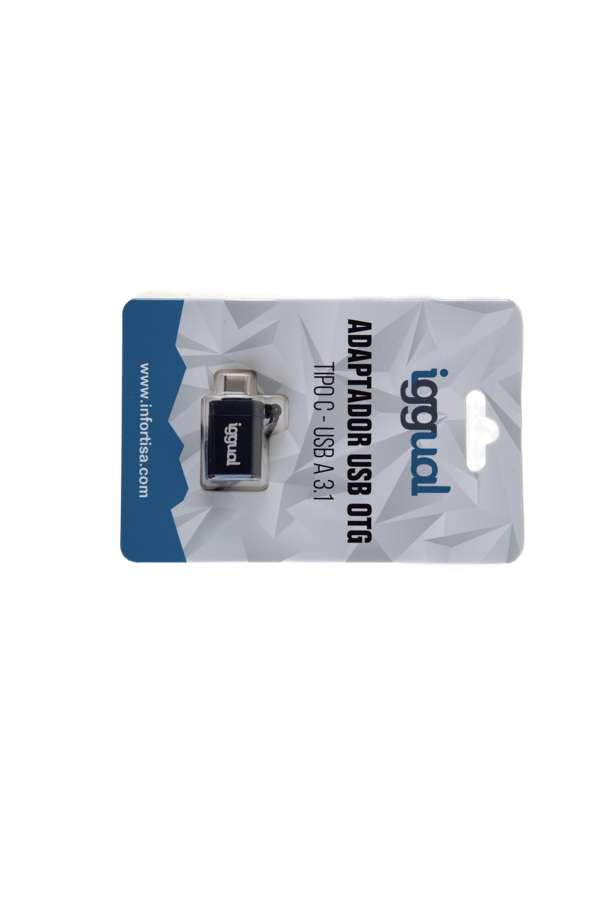 Iggual Adaptador Usb Otg Tipo C A Usb-A 3.1 Negro