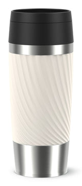 Emsa Travel Mug Classic Twist  (Creme/Edelstahl, 0,36 Liter) N2025400