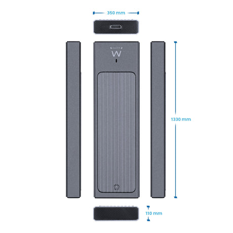 EAN 8052101433241 - Ewent EW7022 caja para disco duro externo Caja externa para unidad de estado sólido (SSD) Gris M.2 imagen 3