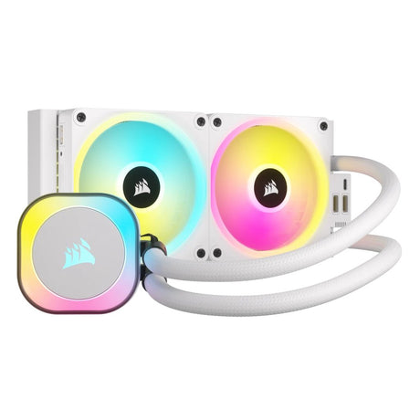 EAN 0840006665854 - Corsair H100I Procesador Sistema de refrigeración híbrido 12 cm Blanco imagen 1