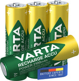 Varta Pila Recargable Power Aa  Hr6  2100mah 4st.