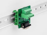 D-Sub 9 Pin Stecker Zu Terminalblock Für Hutschiene