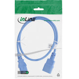 Extensión De Cable De Alimentación Inline, C13 A C14, Azul, 0,75 M