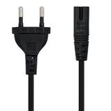 Nanocable Cable De Alimentacion Forma 8 Cee7/16 Macho A C7 Hembra 1.50m - Negro