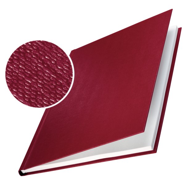 Leitz Tapas Rígidas Classic A4 10.5mm 71-105h Burdeos -Caja De 10 Tapas-