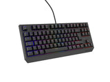 Teclado Gaming Español  Genesis Thor230 Tkl Rgb Mecanico Negro Switch Outemurojo Hot Swap