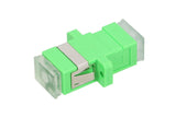 Extralink Adapter Sc/Apc Sm Simplex Green Transparent Dust Caps