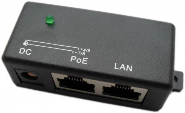 Extralink 1 Port Passive Poe Injector / Adapter 10/100mbps 12v~48v Dc