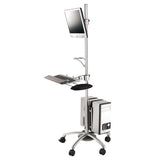 Roline Pc Lcd-Rollstnder, Hhenverstellbar, Bis 30 Kg