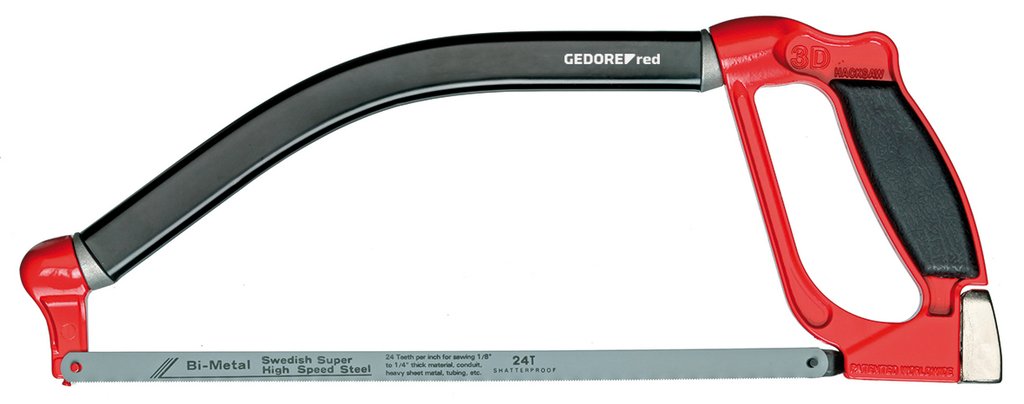 Gedore Sierra Multifunción Roja, Longitud De Hoja 300 Mm, Sierra Para Metales 3301608