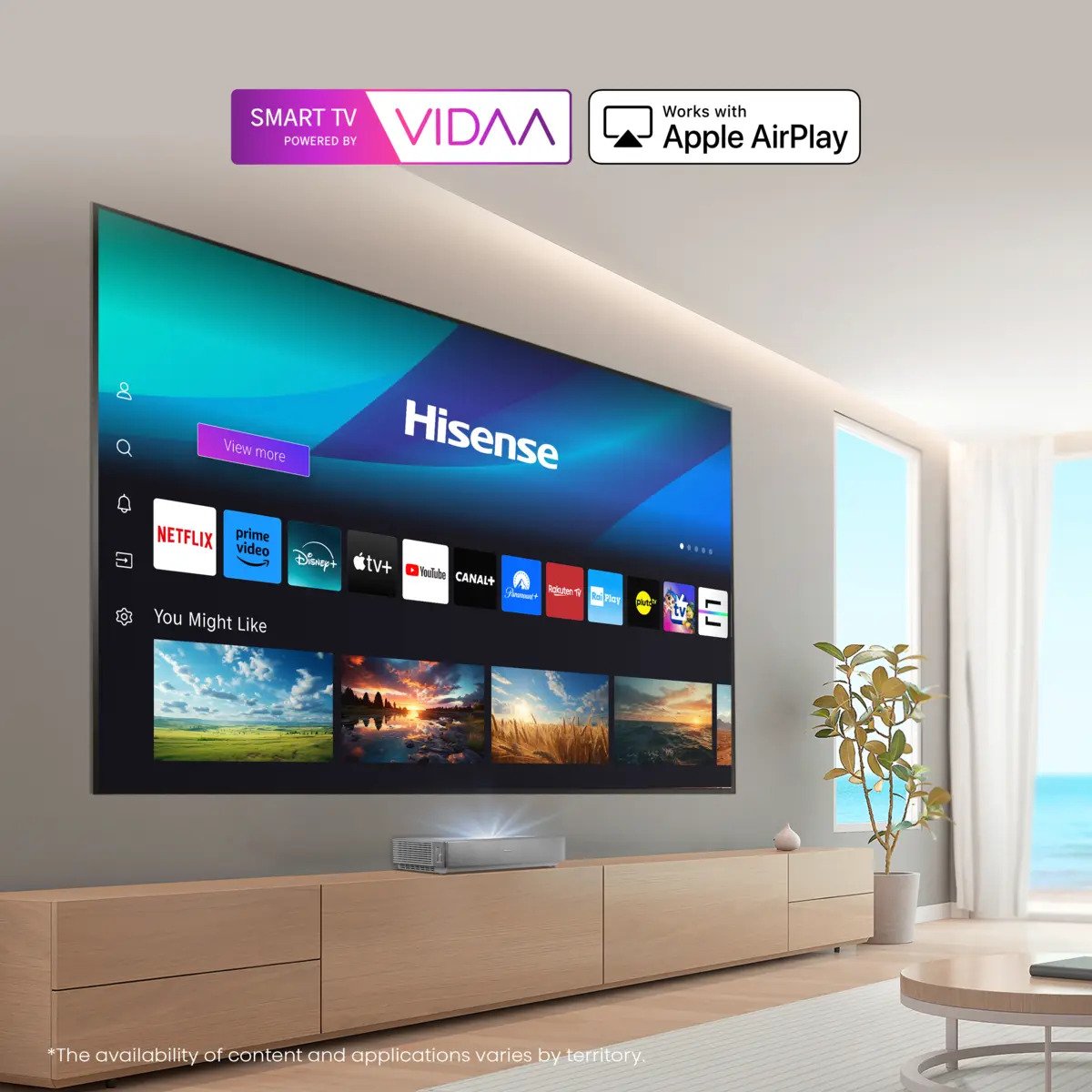 EAN 6942351409559 - Hisense 100L5ND proyector de TV Proyector de alcance ultracorto 2700 lúmenes ANSI DLP UHD 4K (3840x2160)  imagen 9