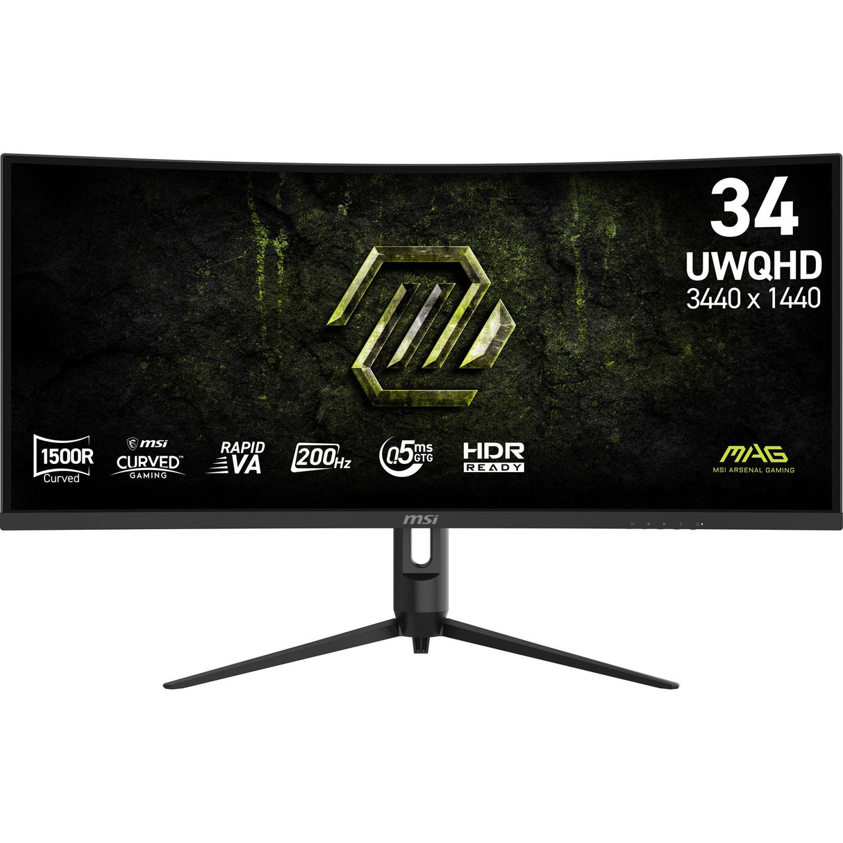Monitor 34 Cale Mag 342cqrf E20 Uwqhd/Curved/200hz/Czarny