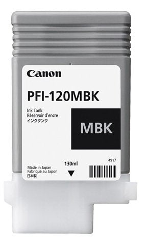 EAN 4549292112283 - Canon PFI-120MBK cartucho de tinta 1 pieza(s) Original Negro mate imagen 1