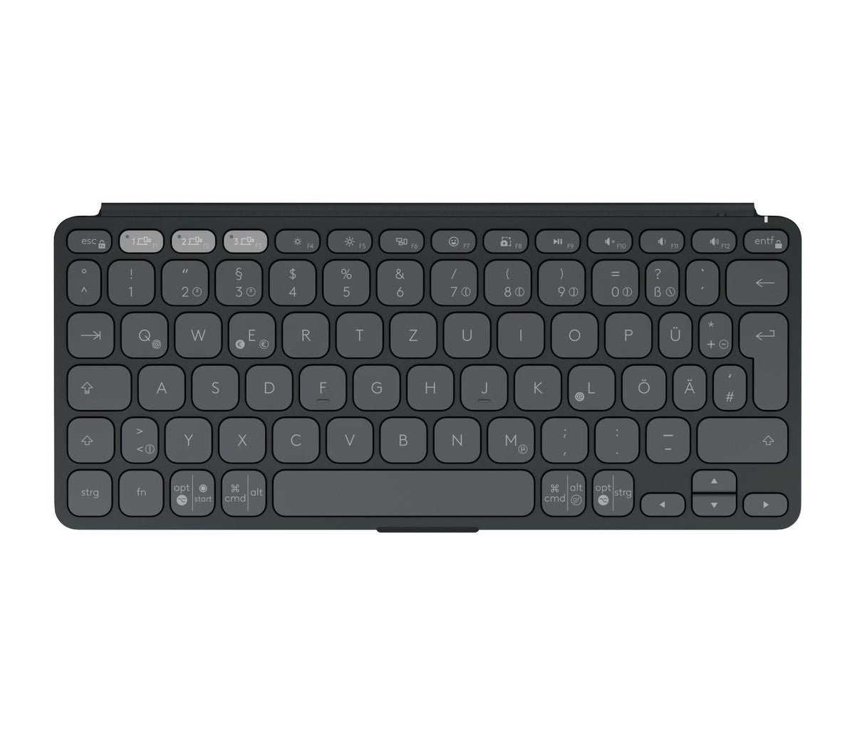 EAN 5099206125988 - Logitech Keys-To-Go 2 QWERTZ Alemán Bluetooth Grafito imagen 3