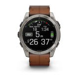 Garmin Fenix 8 3,56 Cm (1.4") Amoled 51 Mm Digital 454 X 454 Pixeles Pantalla Táctil Titanio Wifi Gps (Satélite)