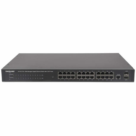 EAN 0766623560559 - Intellinet 560559 switch Gestionado Gigabit Ethernet (10/100/1000) Energía sobre Ethernet (PoE) Negro imagen 4