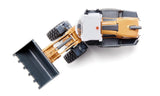 Cargadora De Ruedas Siku Super Liebherr L 566, Modelo De Vehículo Amarillo/Gris 4006874035618