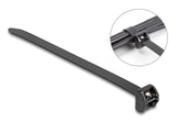 Delock Bridas Metálicas Largas L 203 X B 12,7 Mm 10 Piezas Negro