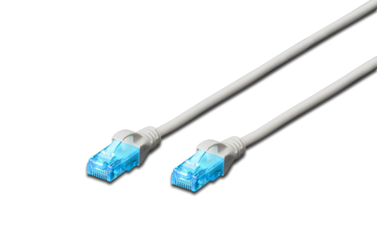 Cable De Red Digitus Rj45 U/Utp Cat5e  0.25m Gris
