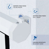 Iggual Pantalla Para Proyector Motorizado 234x131 Cm Cont Remoto 2,69m (106\1) 2,34m 131cm 16:9 Blanco