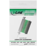 Inline® Scsi Iii U320 Slot Bracket 68 Pin Mini Sub-D Hembra A Hembra Interior A Exterior