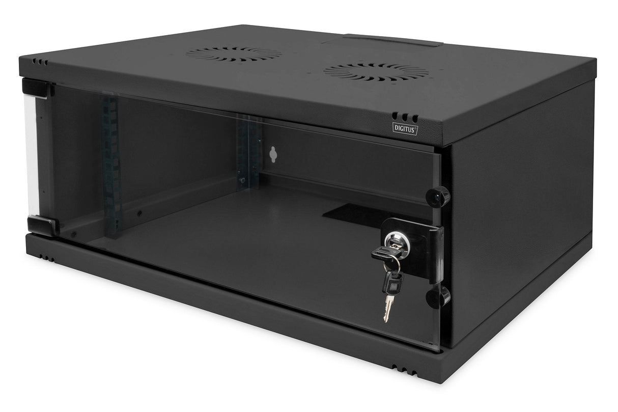 Digitus Caja De Pared Soho 19" 4he 540x400mm Sin Montar Negro