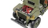 Amewi Jeep Willys Placa Base Scale Crawler 4wd 1:14 Rtr Verde 14+