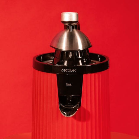 EAN 8435484038997 - Cecotec Xqueeze RetroJuice 600 Exprimidor lenta 600 W Negro, Rojo, Acero inoxidable imagen 7