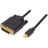 Minidisplayport Til Dvi Kabel  3,0m, Mini Displayport: Han -