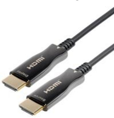Aktives Hdmi Fibra Óptica Cable, 15 M, 4k Uhd, Absolut Verlustfreie Signale!