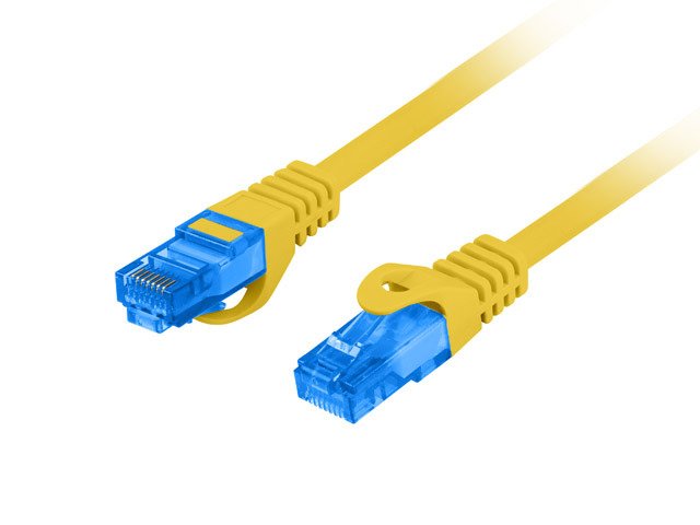 EAN 5901969427196 - Lanberg PCF6A-10CC-1000-Y cable de red Amarillo 10 m Cat6a S/FTP (S-STP) imagen 2