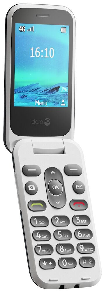 Doro 2820 4g, Grosstastenhandy, Aal (Ohne Netztei)