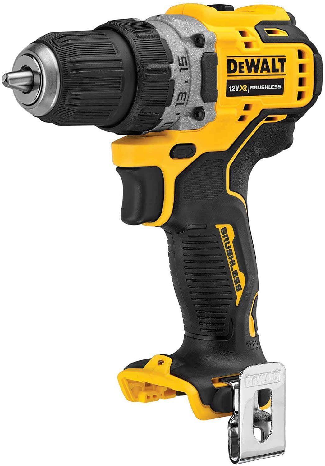 Dewalt Dcd701n-Xj Destornillador Eléctrico Y Llave De Impacto Negro, Amarillo