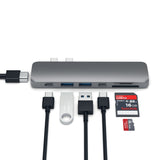 EAN 0879961006891 - Satechi ST-CMBPM base para portátil y replicador de puertos USB 3.2 Gen 1 (3.1 Gen 1) Type-C Gris imagen 3