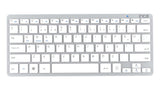 Teclado Aleman  Inca Ibk-569bt Bluetooth Metálico, Plata