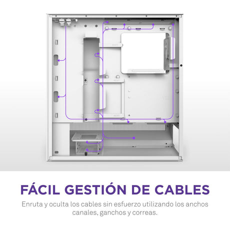 EAN 5056547205861 - NZXT H5 Flow RGB Midi Tower Blanco imagen 15